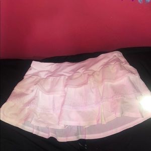 lululemon skirt with shorts under